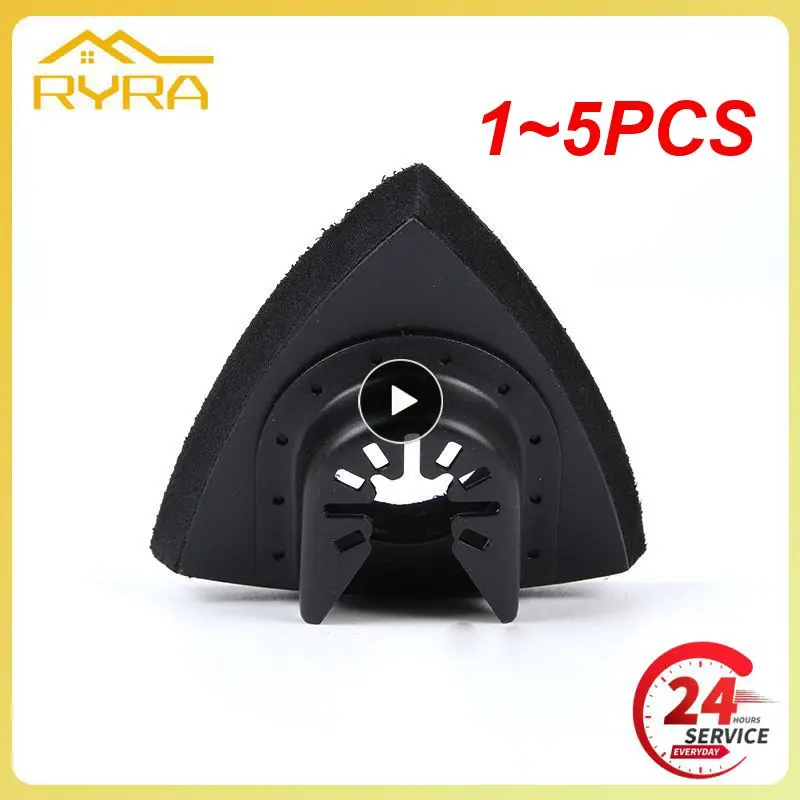 

1~5PCS Oscillating Tool Detail Sanding Pads Kit With Sanding Pads Sandpaper, For Wood/Plaster Other Polish Sanding