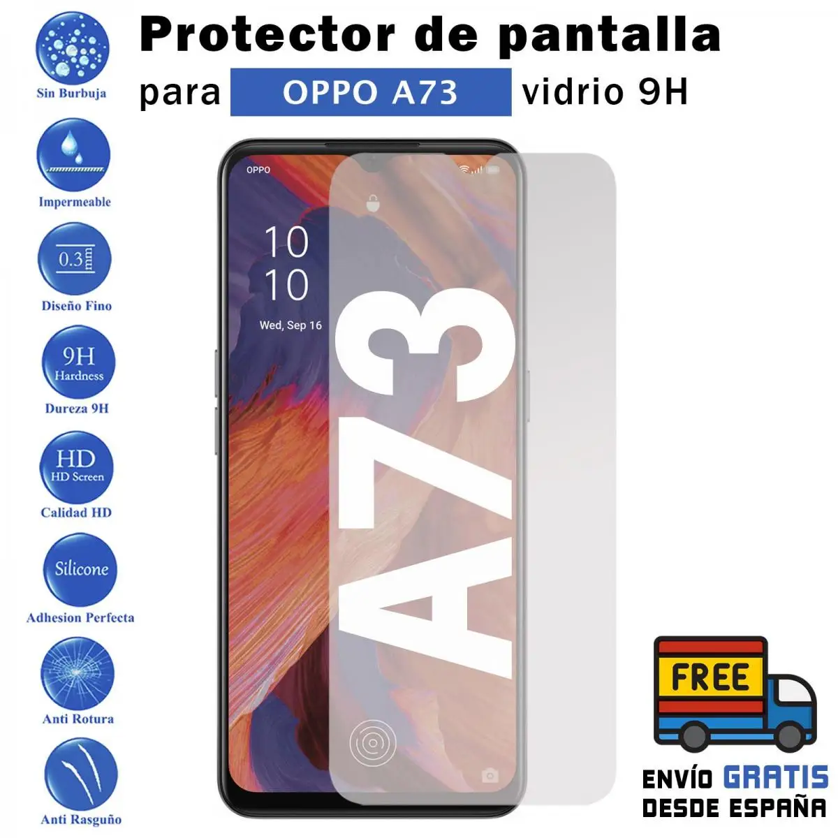 Realme 7I Realme 7I Proteggi Schermo In Vetro Temperato Nero 9H Per Movil - Todotumovil