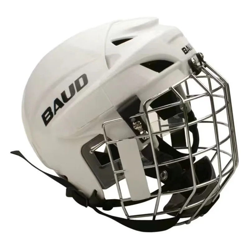 Professional Explosionproof Ice Hockey Head Helmet Safety Helmets Protective Helmet With Black