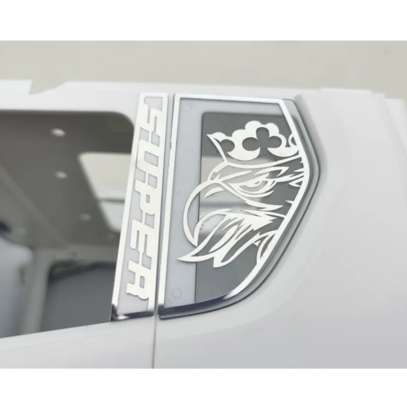 Metal Paste Windows Stickers Decoration Parts for 1/14 Tamiya Truck Tractor Scania 56368 770s DIY RC Cars Upgrade Accessories 4