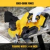 Cordless Handheld Planer Compatible with Dewalt 18V 20V MAX Battery, Brushless Electric Power Planer for Carpenter (NO Battery) 6