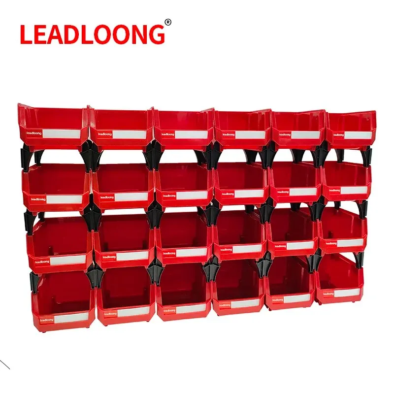 Freestanding Tiered Storage Bin Shelf