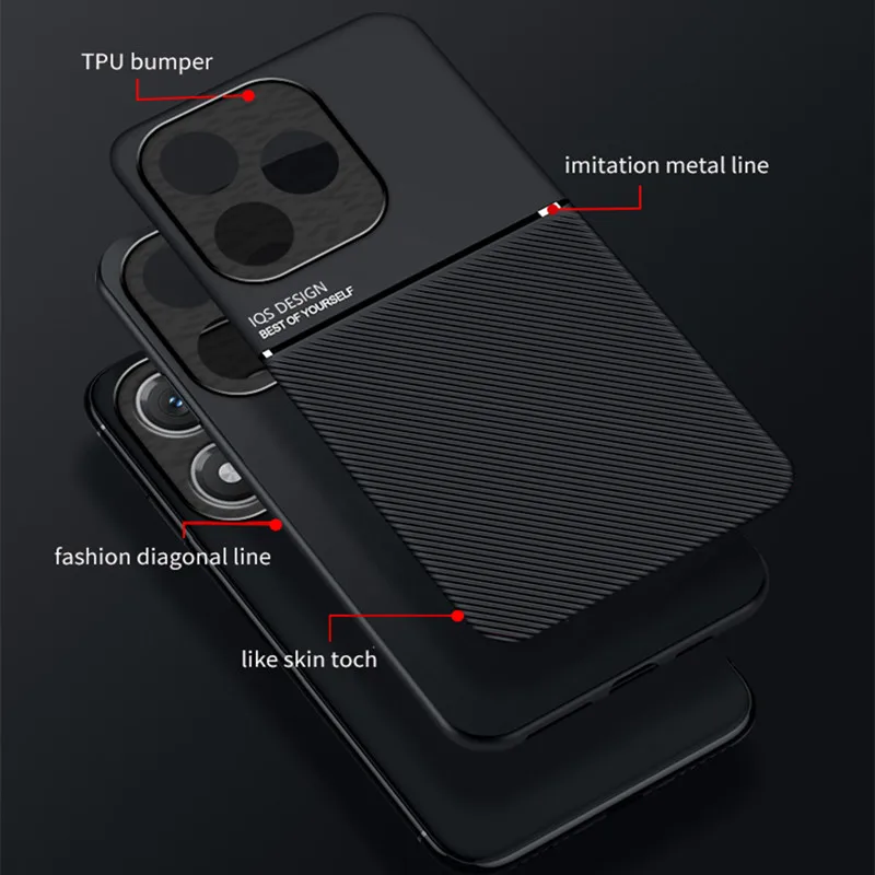 Rugged Non-Slip Case with Built-in Magnetic Holder