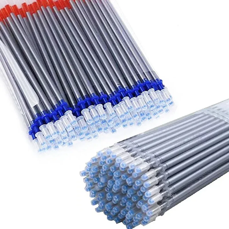 50/100Pcs 1.0mm 실버 지울 수 있는 마커 리필, 세척 가능한 패브릭 가죽 섬유 패치워크 마킹 펜 교체 코어