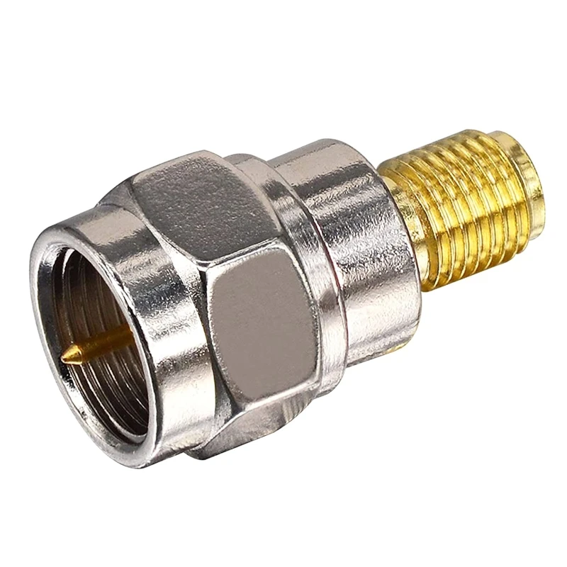 

Connector RF Coaxial Coax Adapter F Type Male to SMA Female Plug Straight