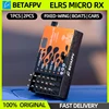 1PCS/2PCS BETAFPV ELRS Micro 2.4GHz Receiver 2.4G RX 5CH PWM Outputs CRSF For RC FPV Fixed-Wing Aircraft Cars Boats Helicopter 1