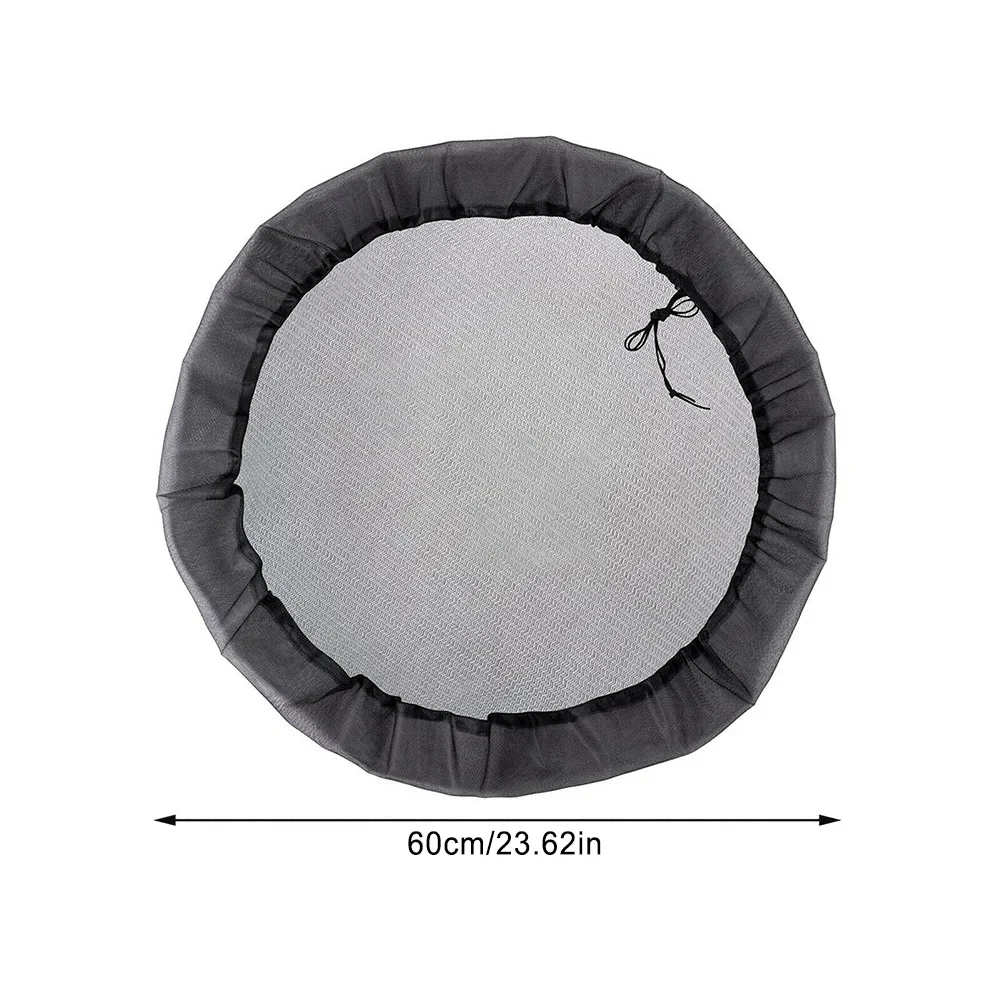 1pcs 60cm Mesh Cover Net for Rain Barrels, rain barrel cover