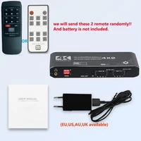 4K 60Hz HDMI Matrix 4x2 with Optical & 3.5mm Stereo Audio Out HDMI Matrix Switcher Splitter 4 In 2 Out Support ARC HDCP 2.2 EDID - Image 6