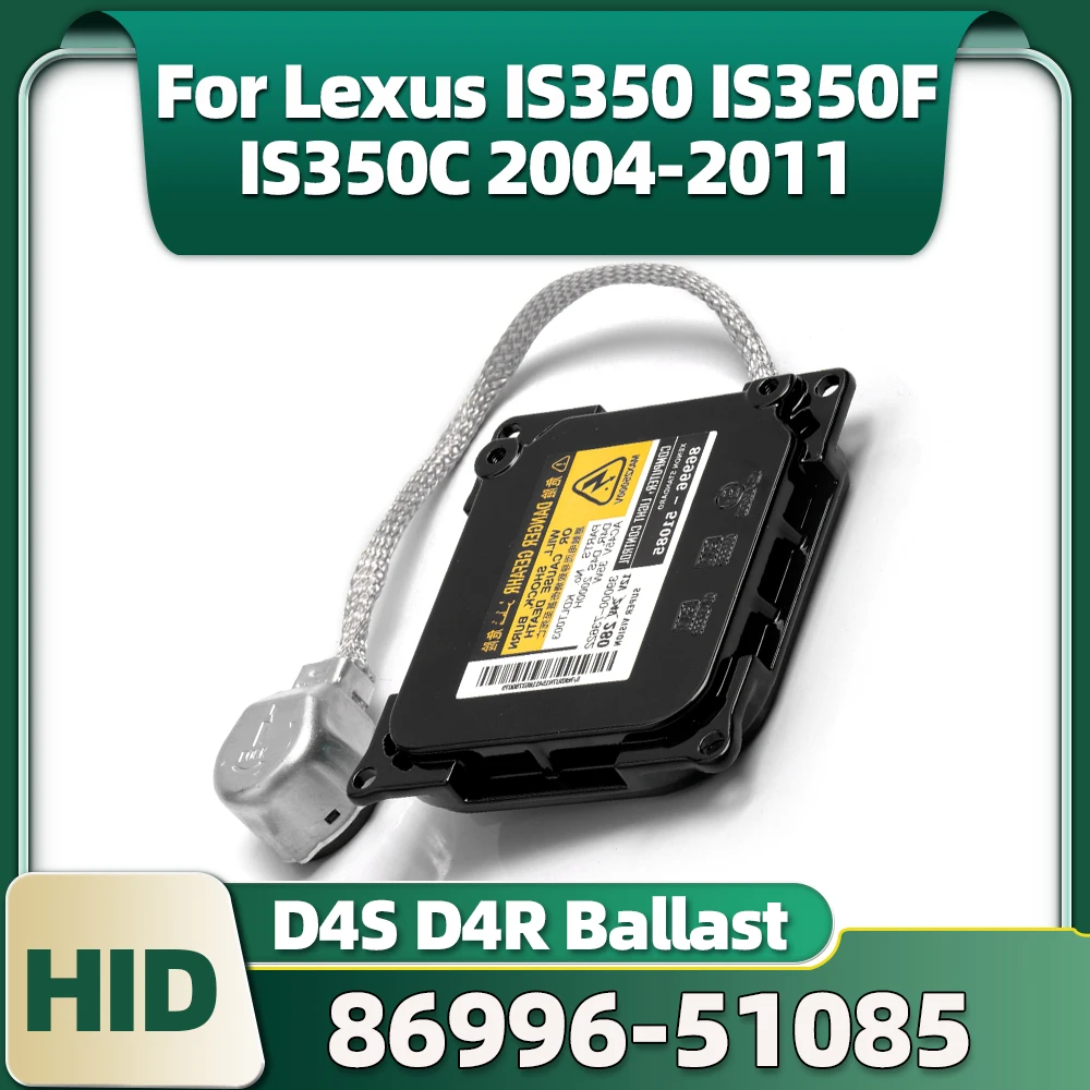

Xenon HID Headlight Ballast Module D4S 86996-51085 KDLT003 For Lexus IS350 IS350F IS350C 2004 2005 2006 2007 2008 2009 2010 2011