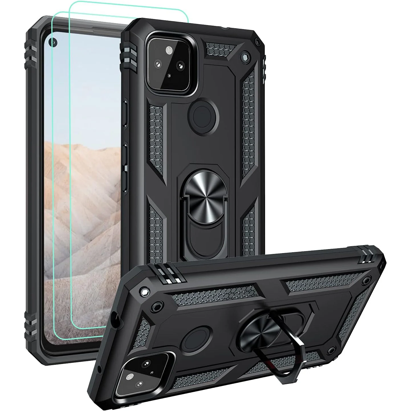 Heavy Duty Rugged Armor Case - Dust, Shock, Drop, and Scratch Resistant Protection
