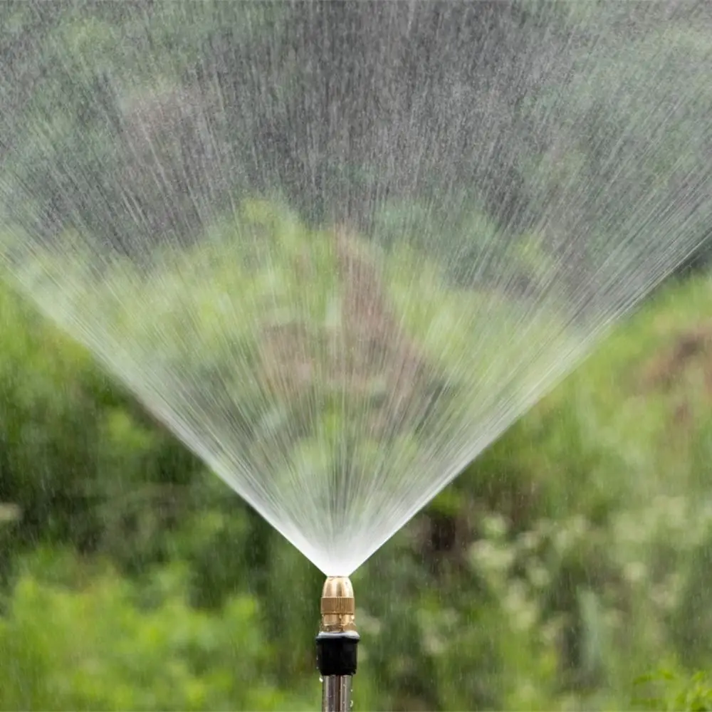 Garden Sprinkler Brass Adjustable Lawn Spray Irrigation Misting Nozzle Greenhouse Atomizing Micro Garden Tool