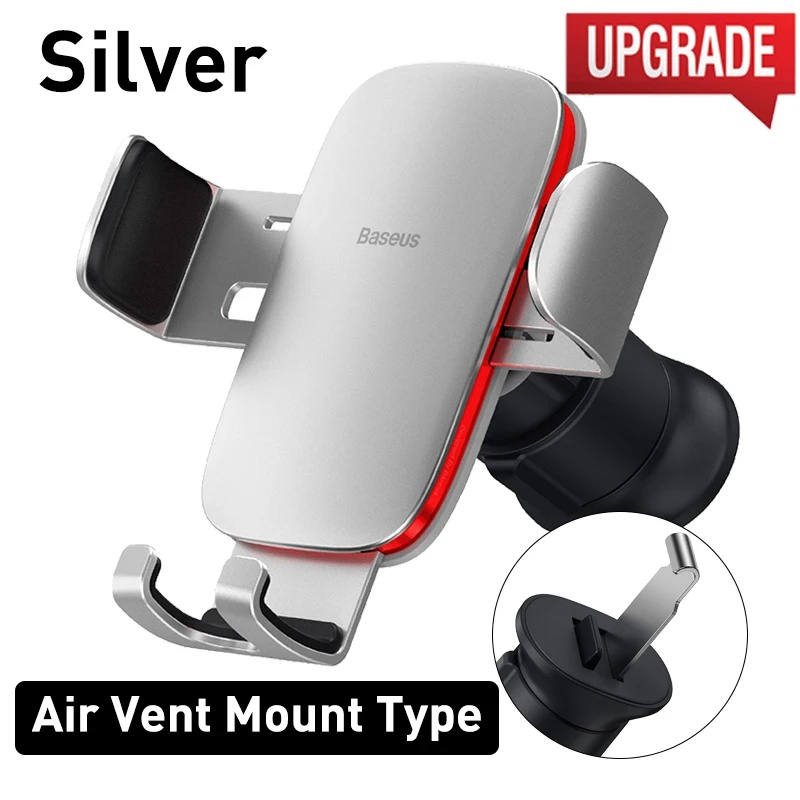 phone holder for desk Baseus Trọng Lực Giá Đỡ Điện Thoại Ô Tô Di Động Điện Thoại Kẹp Đứng Chân Đế Khe CD/Airvent Gắn Cho iPhone Samsung iphone stand Holders & Stands