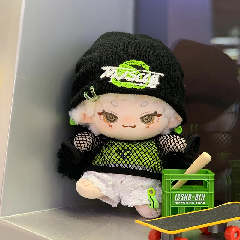 

Cotton doll 20cm baby clothes cute and cheap cool guy hole outfit plush clothes