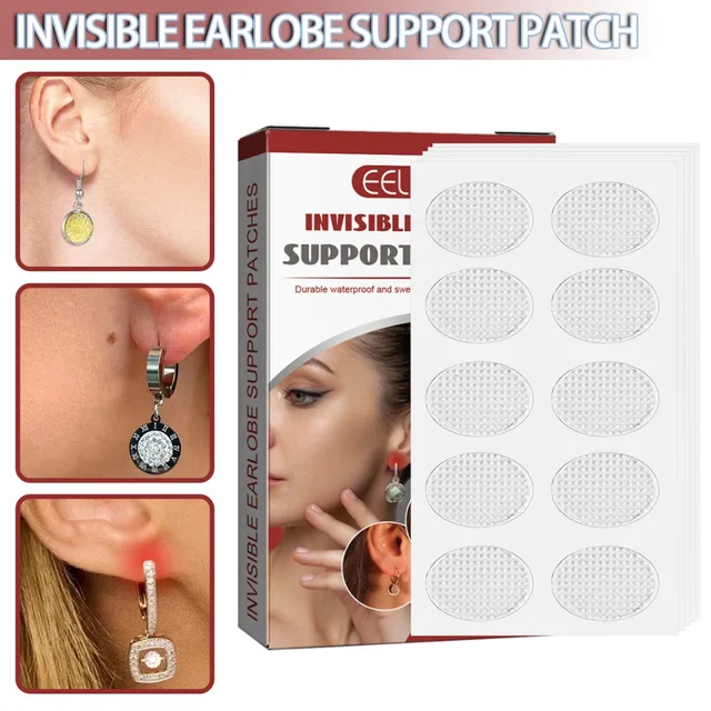 50Pcs/box Heavy Earrings Stabilizers Women Comfortable Ear Lobe