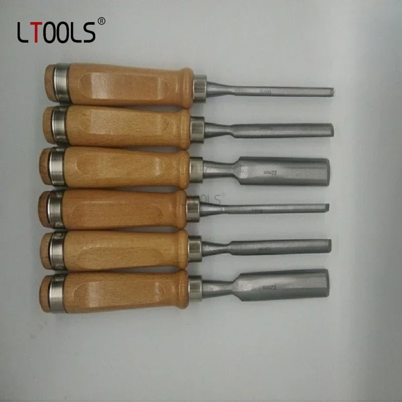 

Woodworking Chisel Large Flat Beech Handle Half Circle Chisel Turning Wood Knife Trimming Carving Chisels Professional Tools DIY