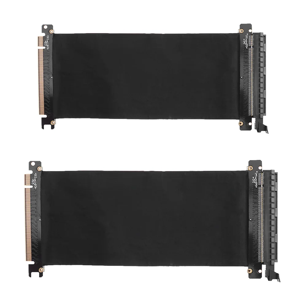 PCIe 익스텐션 케이블 플라스틱 금속 PCIe 3.0 그래픽 카드 익스텐션 케이블 라이저 카드, 유연한 리본 익스텐더