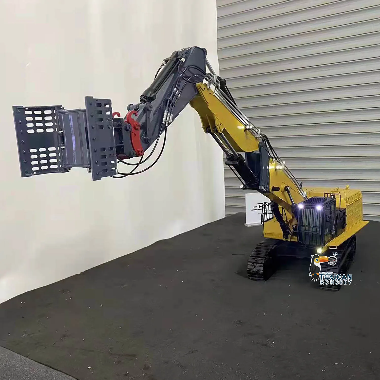 1/14 374F koparka RC 3 ramiona UHD hydrauliczne zdalnie sterowane rozbiórki RTR koparka pojazdy budowlane PL18EV Model TH21013 4 1/14 374F koparka RC 3 ramiona UHD hydrauliczne zdalnie sterowane rozbiórki RTR koparka pojazdy budowlane PL18EV Model TH21013 - Image 4