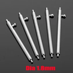 Quick Release Stainless Steel Spring Bars for Watch Straps (10 PCS, 1.5mm/1.8mm Diameter) (Dia 1.8mm)