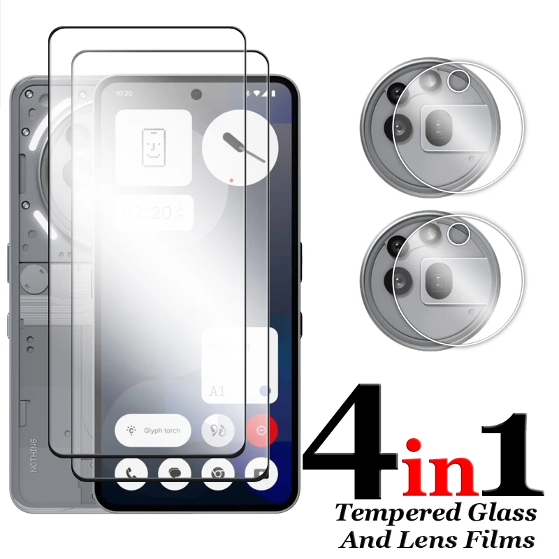 Premium 6-in-1 Tempered Glass Screen Protector with 2.5D Full Cover Glue