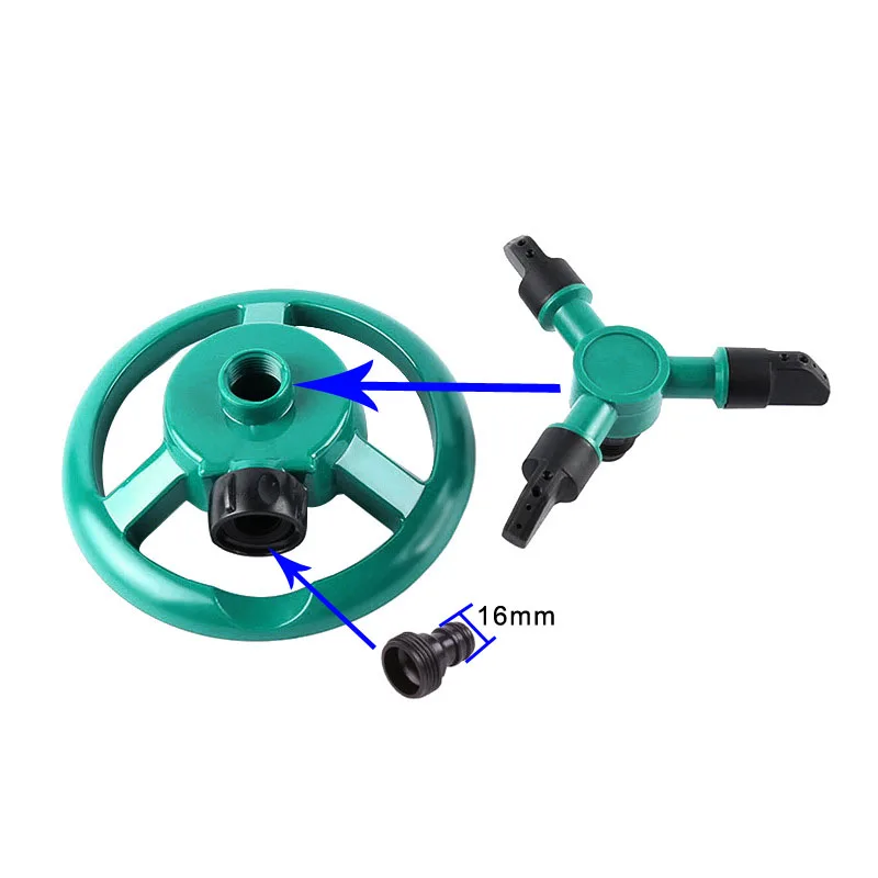 Garden Sprinkler Plants Irrigation Kits Plant Waterer Irrigation Sprinklers Garden Irrigation Nozzle Garden Sprayer Nozzles Garden 360 Degree Rotating Automatic Sprinkler Nozzle Lawn Watering Spray Cooling Tool Plant Yard Irrigation Water Sprayer