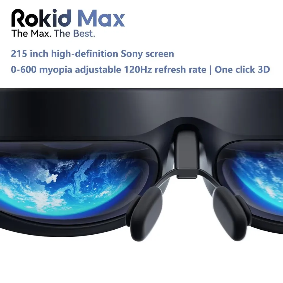 Rokid Max AR 3D Smart Glasses Micro OLED 215” Maksymalny