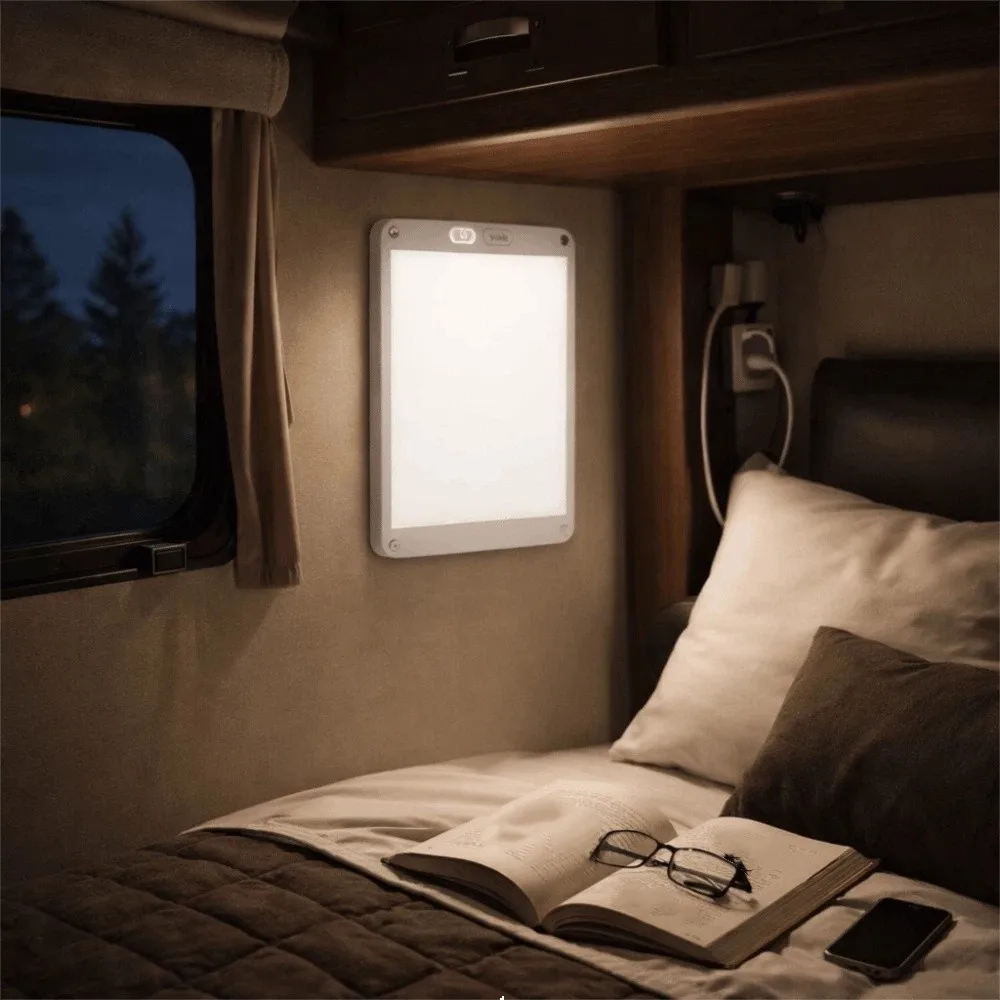 2 pezzi di luci LED per interni auto a luce soffusa, materiale robusto e durevole, luce di lettura per veicoli, illuminazione brillante per 12V - immagine 4