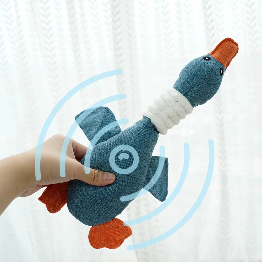 Pet Toys Geese Sound Bite Resistant Teeth Grinding Teeth Cleaning Dog Cat Pet Supplies 6