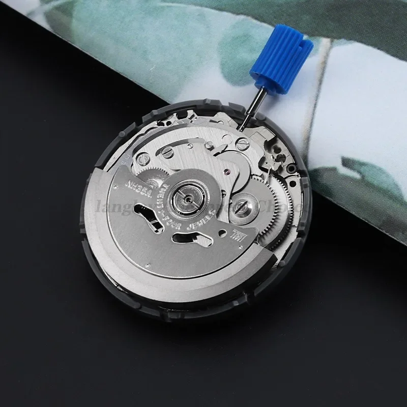 Watch Movement Genuine NH35 Automatic Mechanical 24 Jewels High Accuracy Mod Watch Replacement NH35A Date at 3:00 Watch Accessories