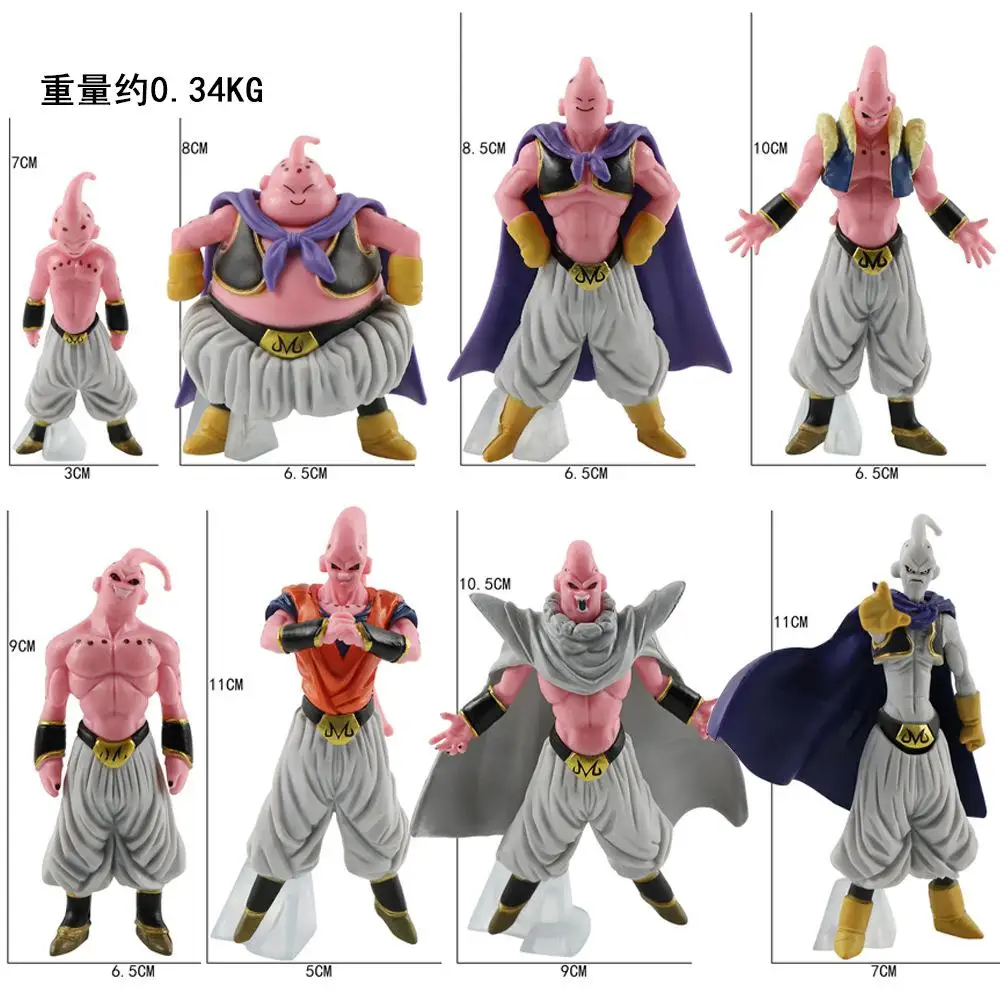 Action Figure Majin Boo Dragon Ball Lote com 8 Un