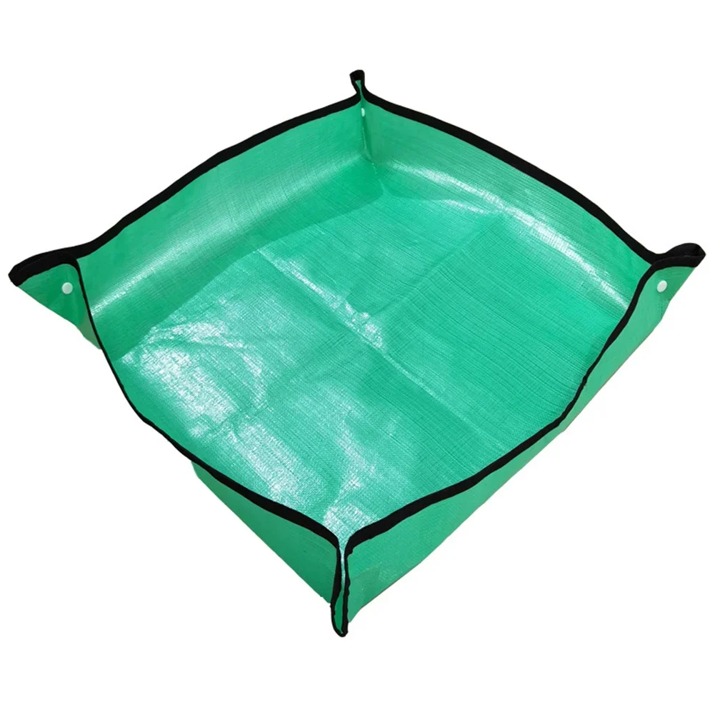 1/2PCS Foldable PE Plant Potting Pad Plant Repotting Mat Tray Waterproof Transplanting Mats Indoor Succulent Potting Trays 원예 용품
