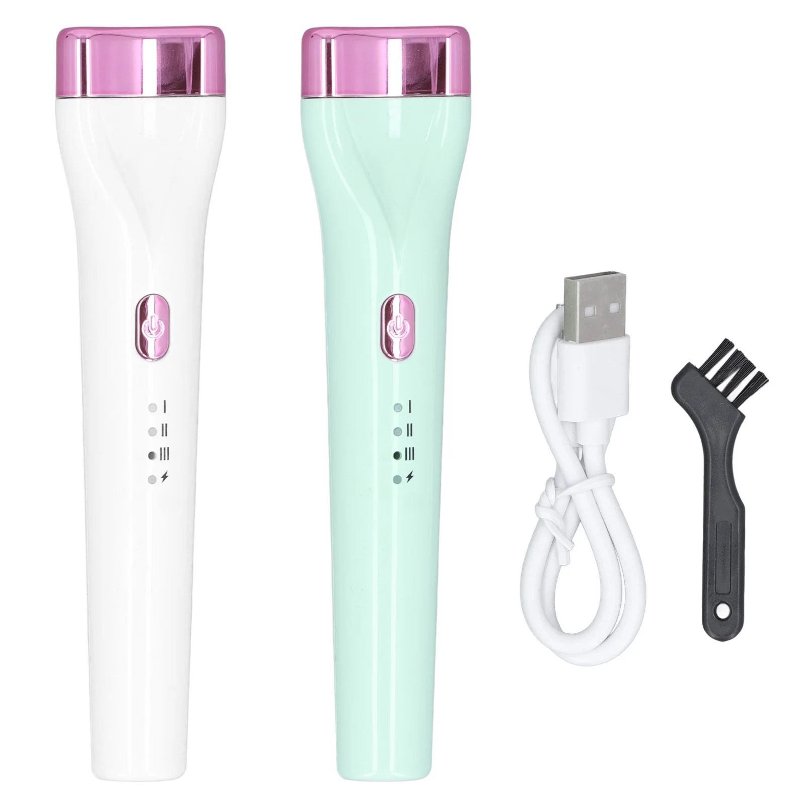 여성용 충전식 전기 가열 속눈썹 컬러, 메이크업
