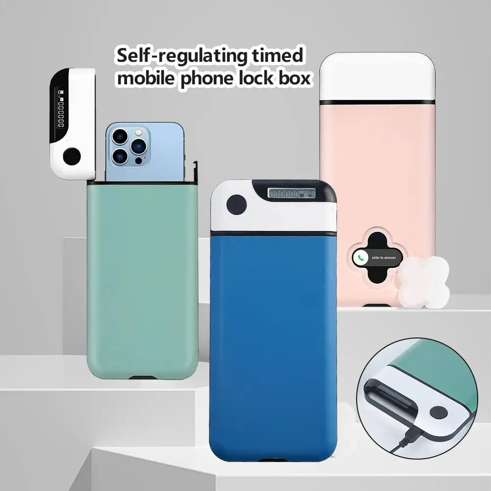 Digital Timer-Controlled Phone Lock Box for Enhanced Focus and Self-Discipline