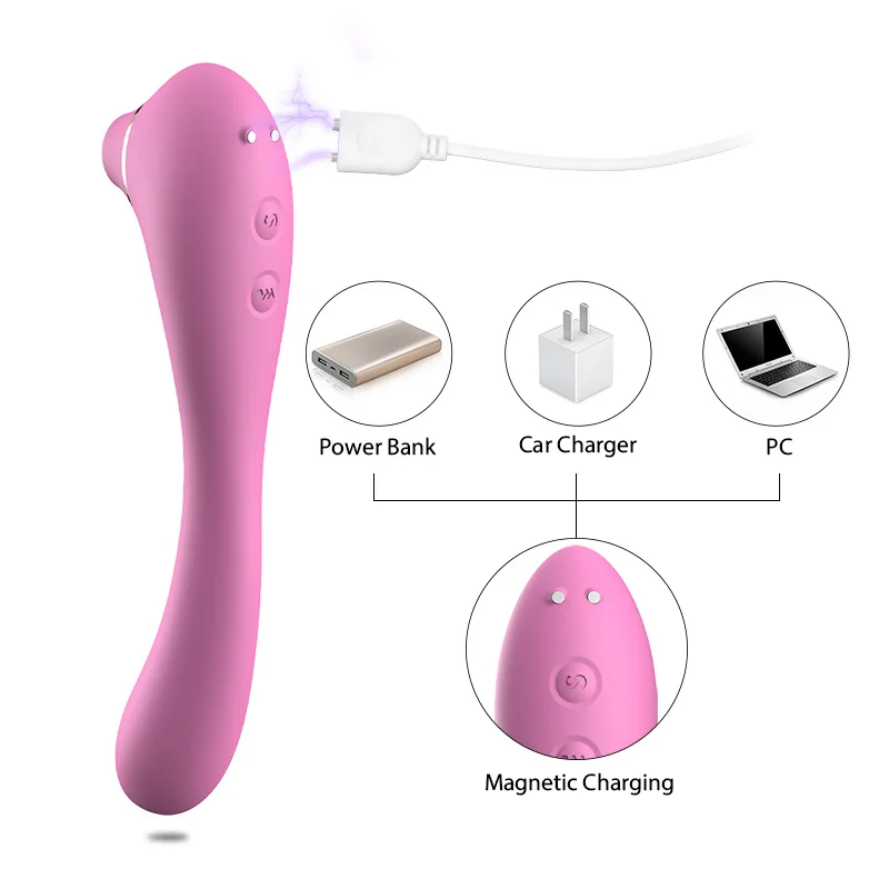Women Vibrators For Clitoral Sucking Bendable Sex Toy G Spot Nipple Stimulation Massager Br_voghion.com