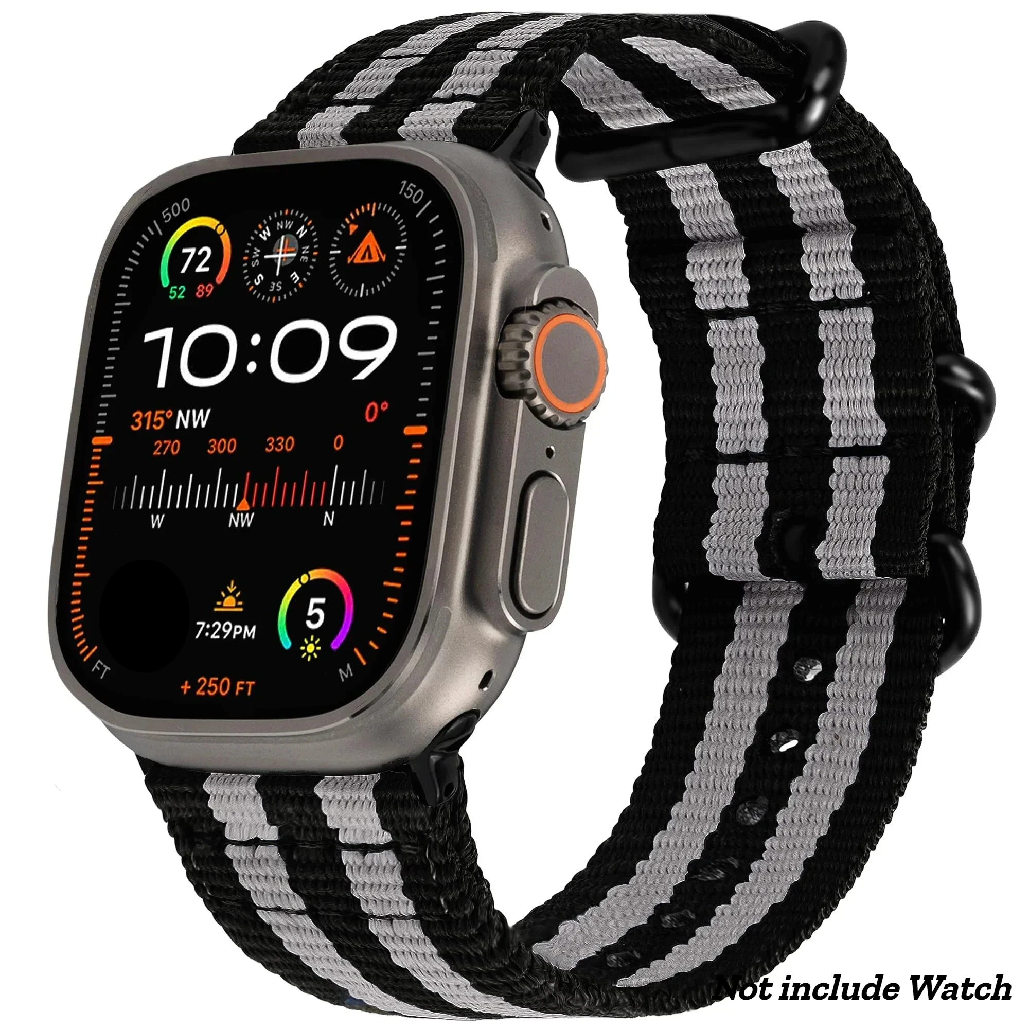 Premium Nylon Braided Strap for Apple Watch - Elegant Woven Bracelet Design