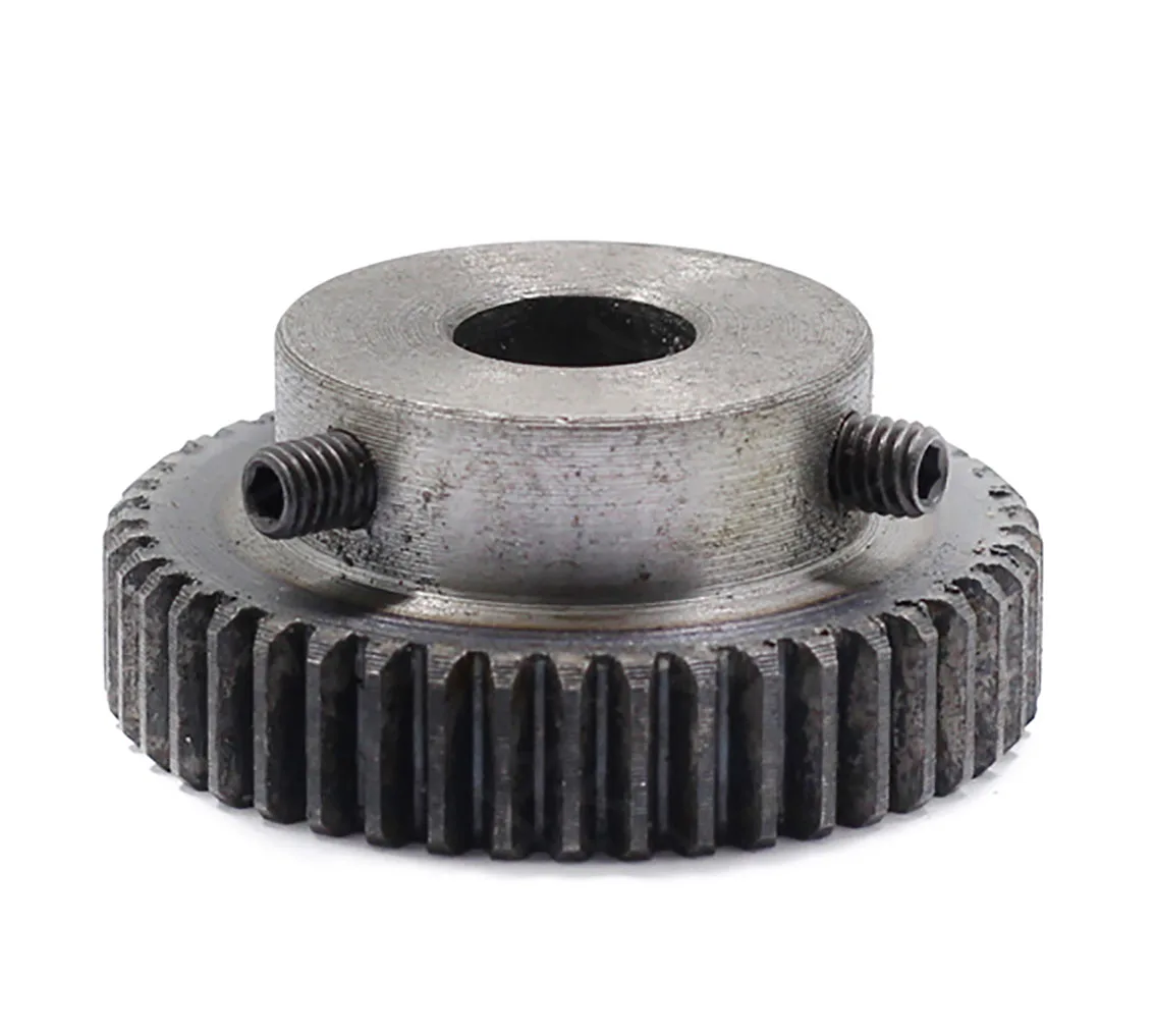 1Pcs 31T-80T 모듈 1 스퍼 기어 모터 기어 1M 45    강철 CNC 기계식 변속기 기어 보어 6/8/10/12/14/15mm