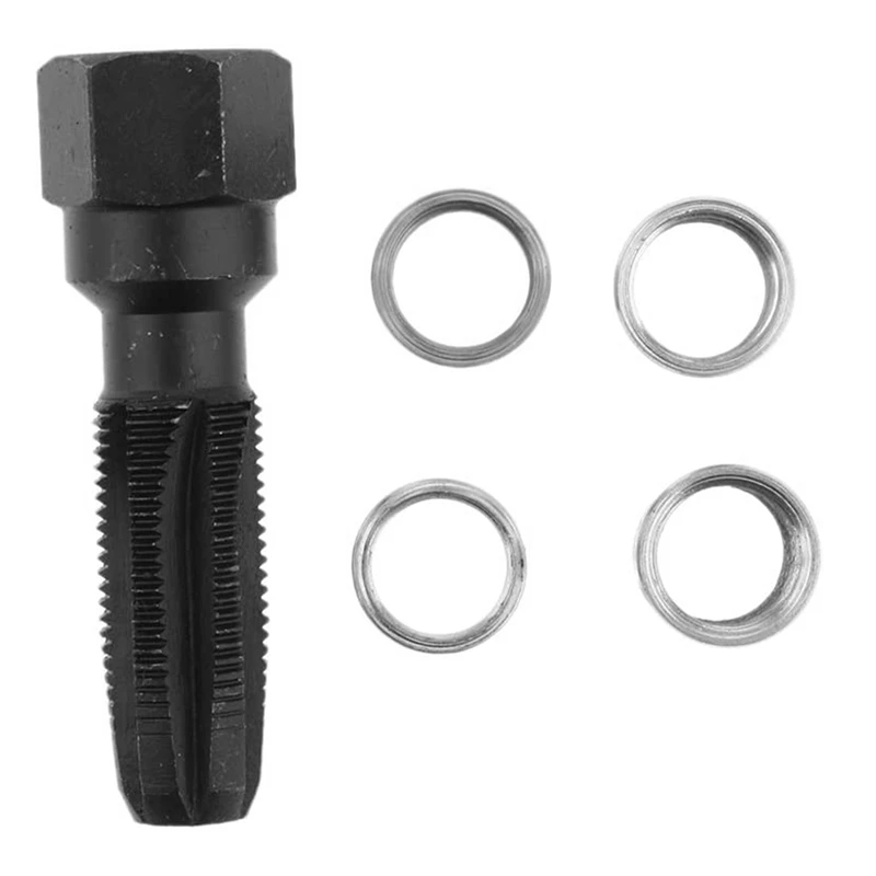 

Spark Plug Thread Repair Tool Kit M14 X 1.25 Spark Plug Rethread Kit With 4 Inserts For Automotive Mechanics