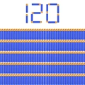 Blue 120PCS