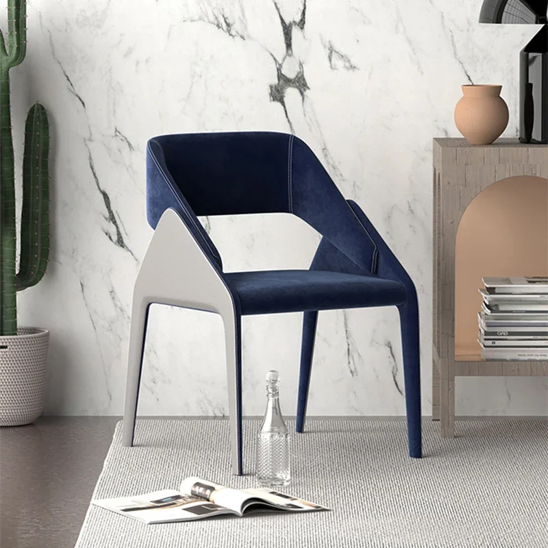 

Ergonomic Modern Dining Chair Apartment Designer Relax Bedroom Dining Chair Kitchen Indoor Chaises Salle Manger Luxury Furniture