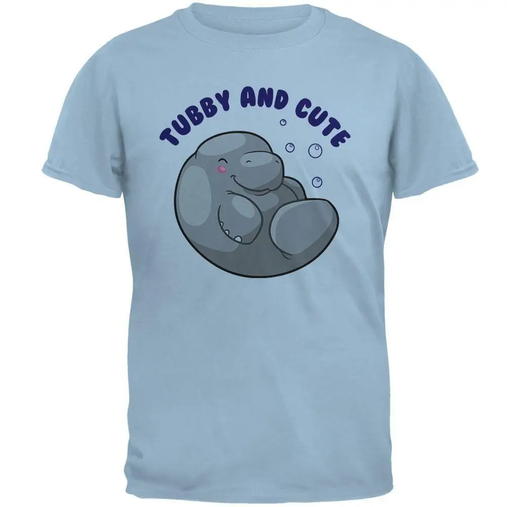 Maglietta Da Uomo Manatee Tubby E Cute Chubby Sea Potato
