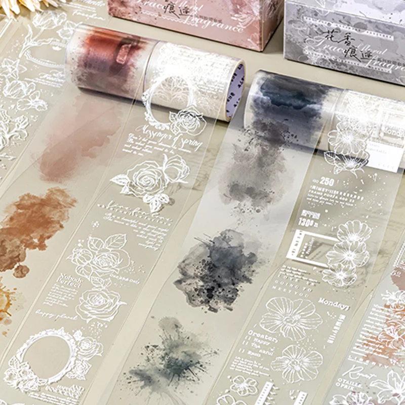 Mr Paper 2rolls/box Watercolour PET Boxed Tape Set image 1