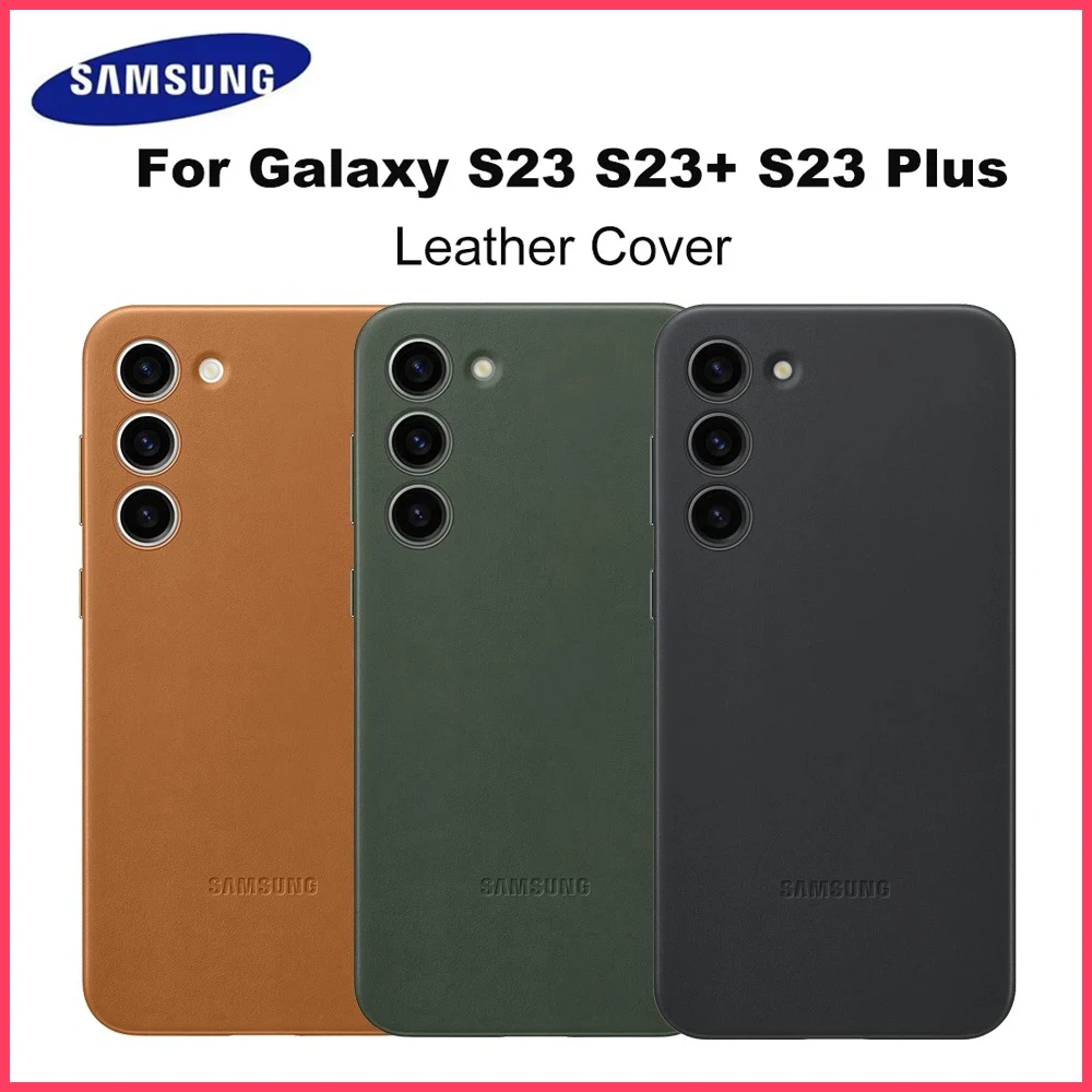 Premium Genuine Leather Phone Case for Samsung Galaxy S23 Series