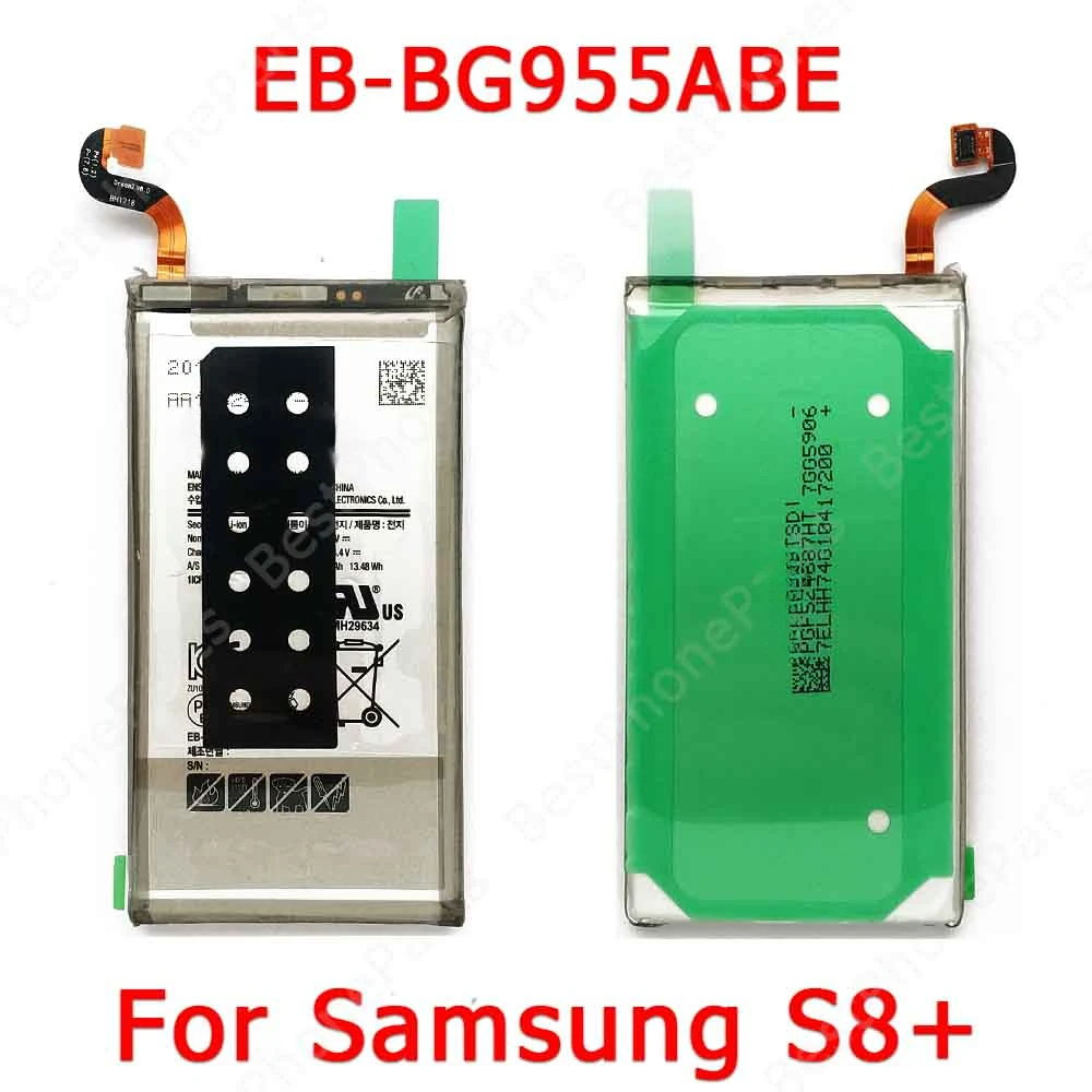 Battery For Samsung Galaxy S8 Plus S8+ G955 Battery Spare Parts Cellphone  3500 mAh EB-BG955ABE Li-ion Bateria