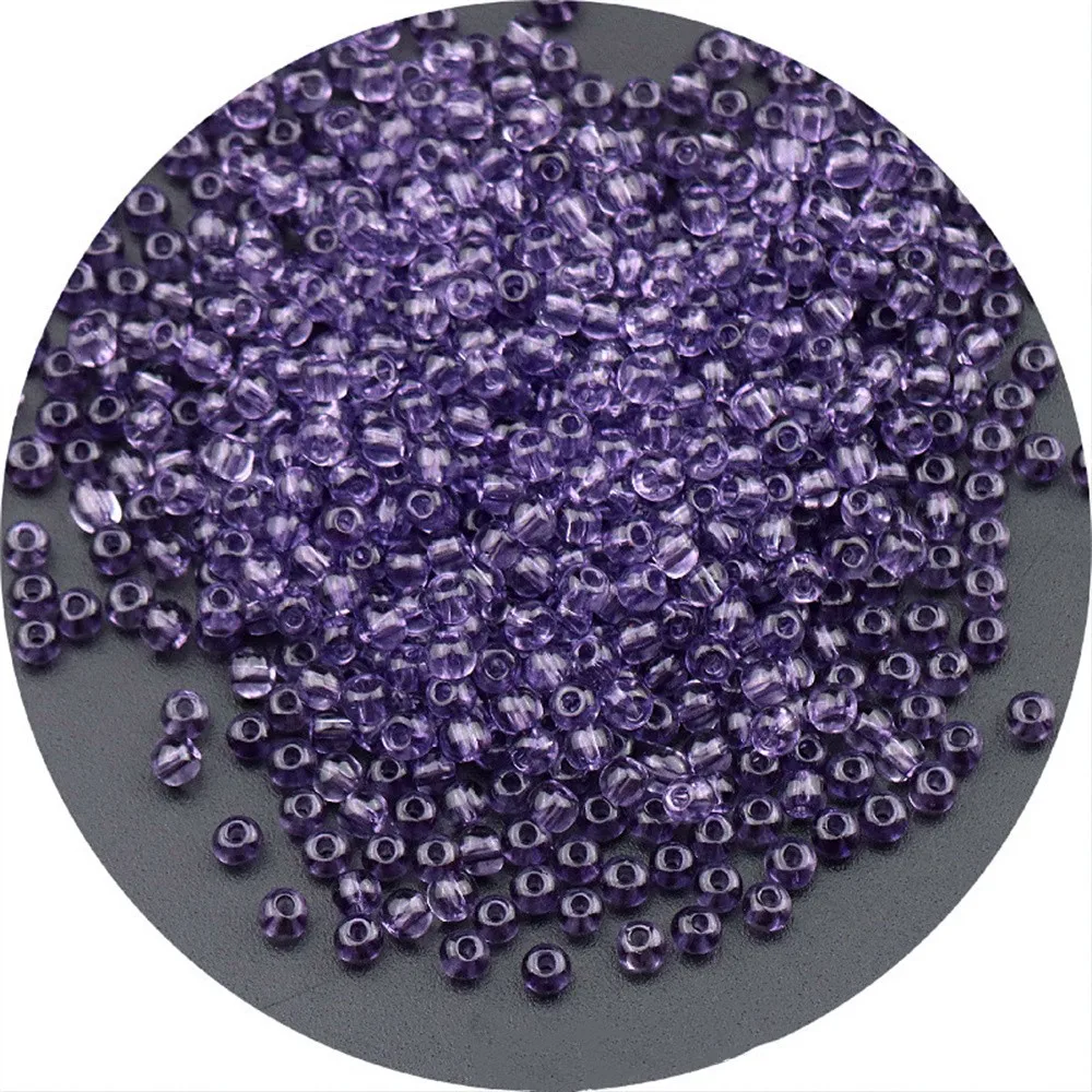 Vibrant Oling Transparent Glass Seed Beads for DIY Jewelry and Accessories