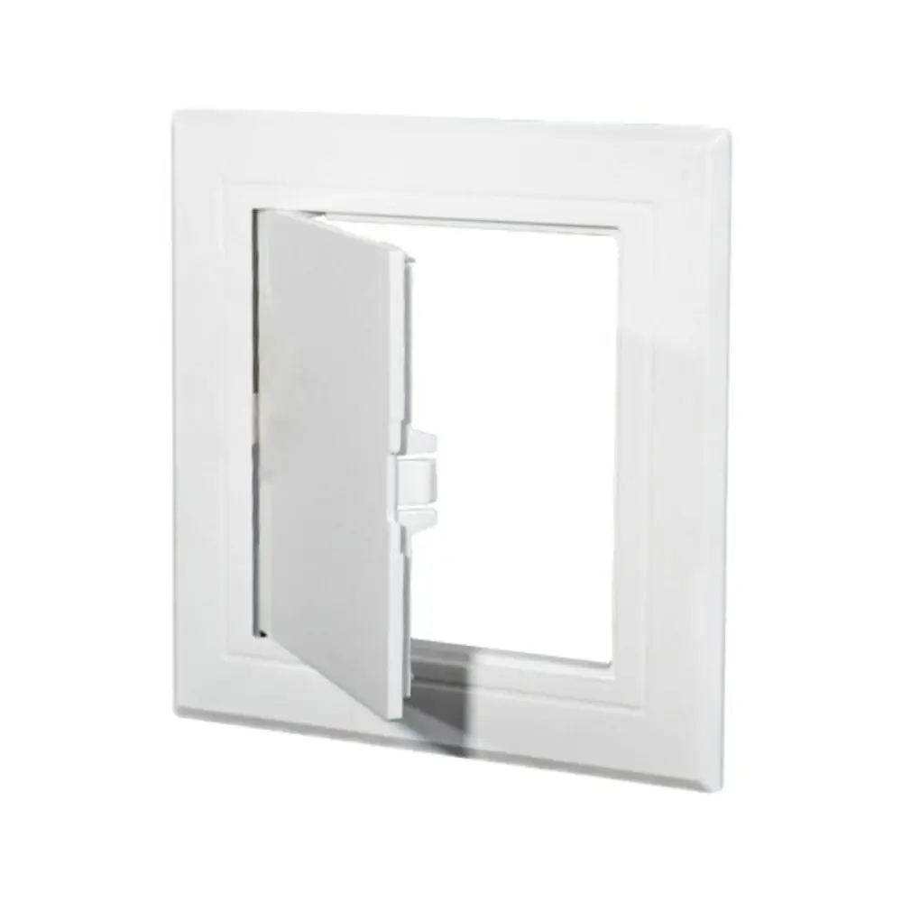 Universal White Access Panel Door Plastic Removable Opening Flap Cover Plate Inspection Hole Doors Wall Ceiling access panel