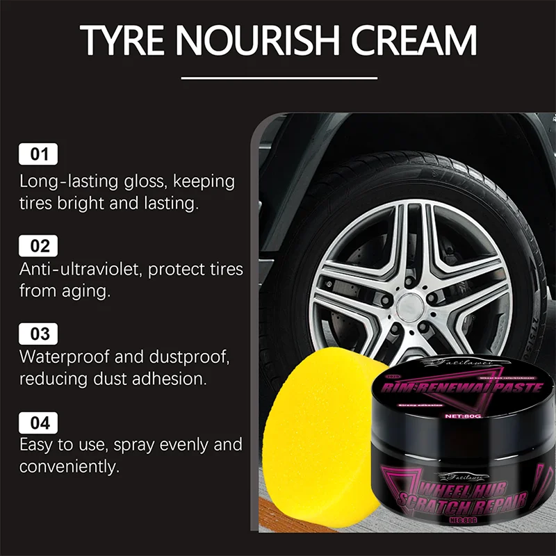 Car Wheel Scratch Repair Wax 3
