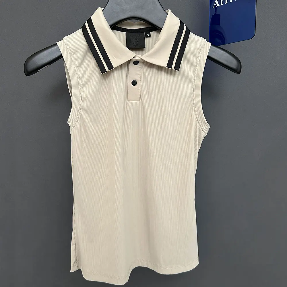 New Pre sale Golf Women's Sleeveless Shirt Golf Sports Shirt, Comfortable Fit, Elastic Quick Drying, Fee