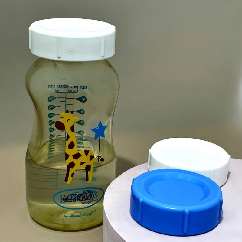 2PCs Universal Classic Replacement Baby Bottle Sealing Caps BPA Free Leak-proof Milk Bottle Lids for Dr Brown Bottle Accessories