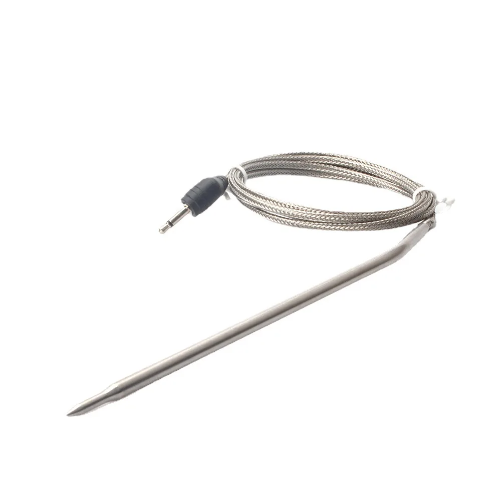 3 Pieces Waterproof Meat Temperature Probe Pellet Grill Temperature Probe  BBQ Probe Replacement Part 2.5 mm Plug Temperature Probe