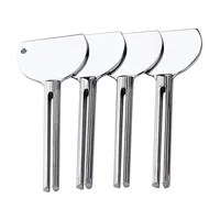 Bathroom Metal Toothpaste Squeezer Stainless Steel Tube Squeezer Universal Key Roller for Tube Creams Paint Squeezer Tool 1