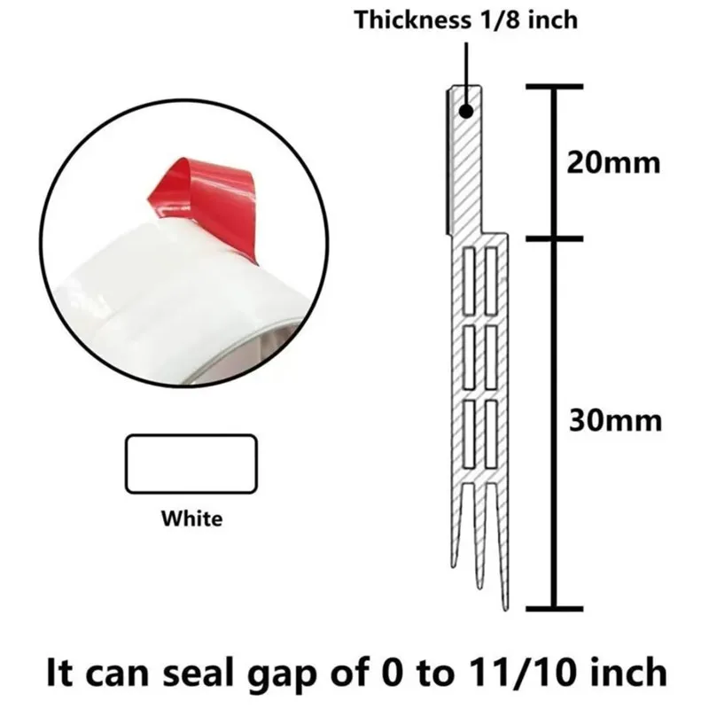 Universal Door Bottom Weatherproof Sealant Strip - Wind, Dust, and Noise Reducer